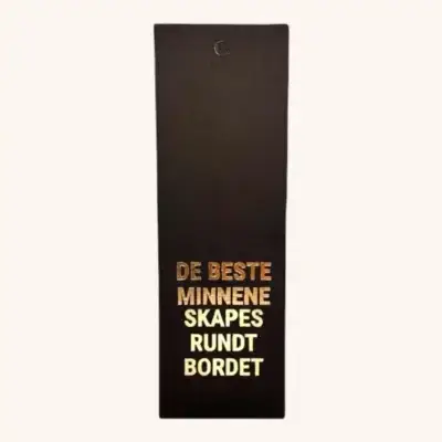 De beste minnene skapes rundt bordet, 5X15