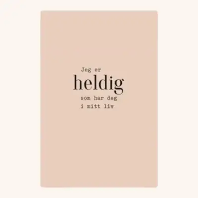 Jeg er heldig, 10X15