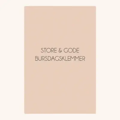 Store bursdagsklemmer, 10X15