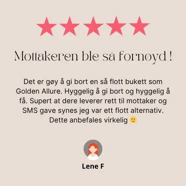 Mottakeren ble så fornøyd