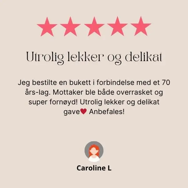 Utrolig lekker og delikat