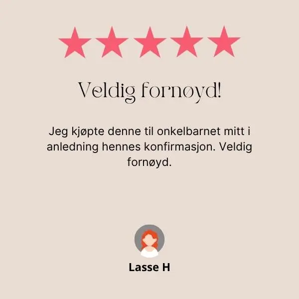 Veldig fornøyd